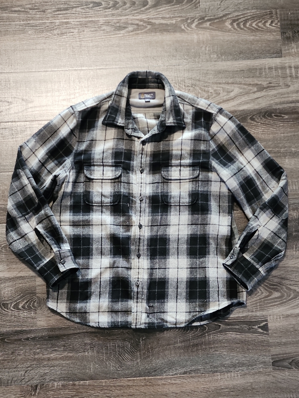 🎉 Wallin & Bros Wool Blend Plaid Flannel Shirt 🎉